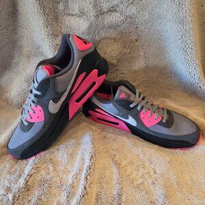 Men's Size 15 - Nike Air Max 90 Wolf Grey Hyper Pink (DM0029-010)